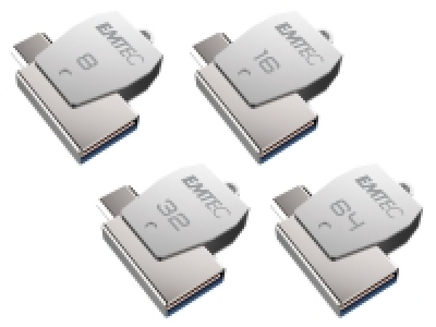 Emtec Dual USB 2.0 micro-USB T250 Stick