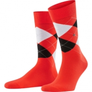 Karstadt  Burlington King Socken, weich, Argyle-Muster, für Herren