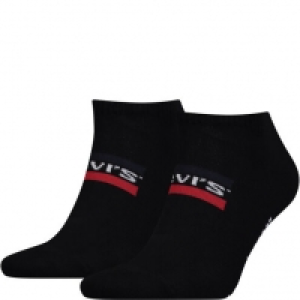 Karstadt  Levis® Sneakersocken, 2er-Pack, weich, Logo, sportiv