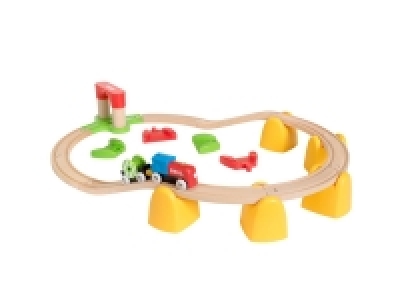 Lidl Brio BRIO 33710 »Mein erstes BRIO Bahn Set mit Batterielok«, 25-teilig, ab 