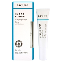 Aldi Süd  LACURA Hydro-Power-Augenpflege mit Duo-Hyaluron 15 ml