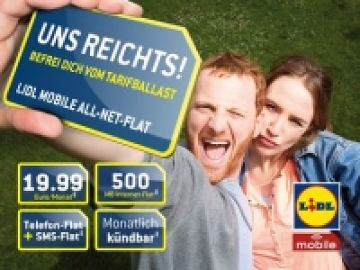 Lidl Mobile Starterpaket All-Net-Flat 9.99 €