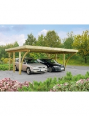 Hagebau  Carport »Köln 1«, Außenmaß BxT: 604 x 504 cm, braun