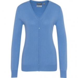 Galeria Strickjacke, V-Ausschnitt, Rippsaum, für Damen