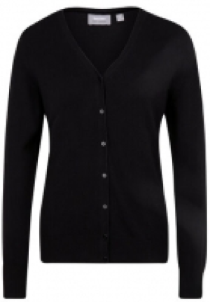 Galeria Seide-Cashmere Cardigan, Knopfleiste, V-Ausschnitt, uni, für D
