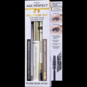 Rossmann Loréal Paris Age Perfect Geschenkset: Wimperntusche braun + Augenbrauenstift 04 Gre