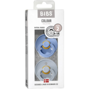Bibs Schnuller Colour Sky Blue/Baby Blue, Größe 2