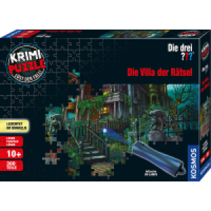 Kosmos Krimi Puzzle: Die drei - Die Villa der Rätsel