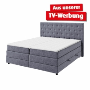 Boxspringbett - grau - H3 - 180x200 cm 799.00 €