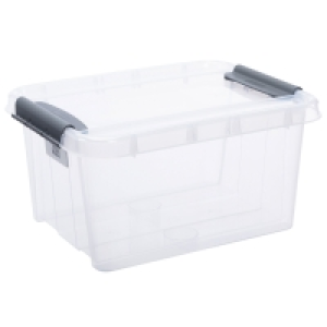 Roller  Aufbewahrungsbox - transparent - mit Deckel - 32 Liter