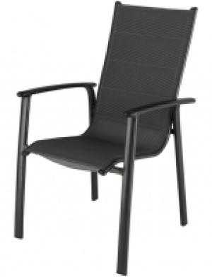 Hagebau  Stapelsessel »Lacona«, BxHxT: 59.5 x 99 x 72 cm, Aluminium/Textil
