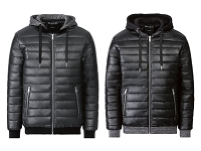 Lidl Livergy® LIVERGY® Herren Steppjacke, in Lederoptik