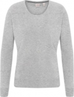 Karstadt  Adagio Seide-Cashmere-Pullover, Rundhalsausschnitt, für Damen