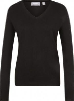 Galeria Pullover, Seide-Kaschmir-Mix, V-Ausschnitt, Rippbündchen, für