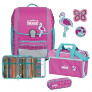 Scout Schulranzen-Set Genius Einhorn, 4-teilig