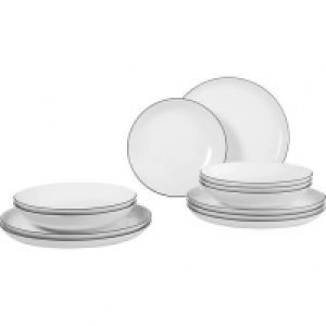 Seltmann Weiden Porzellan Tafel-Set Lido, rund, 12-teilig