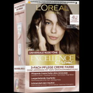Rossmann Loréal Paris Excellence Creme 4U Universal Mittelbraun