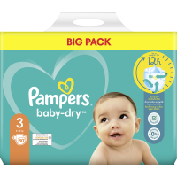 Rossmann Pampers Baby-Dry Windeln Größe 3 (6-10 kg) Big Pack