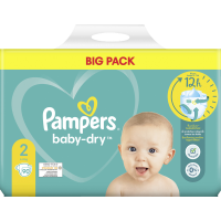 Rossmann Pampers Baby-Dry Windeln Größe 2 (4-8 kg) Big Pack