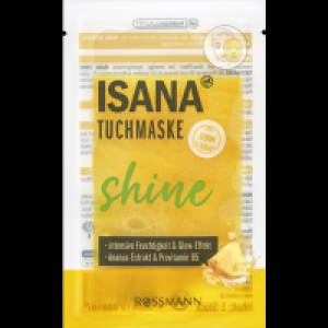 Rossmann Isana Tuchmaske Shine mit Ananas