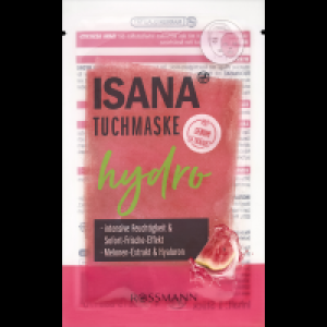 Rossmann Isana Tuchmaske Hydro mit Melone