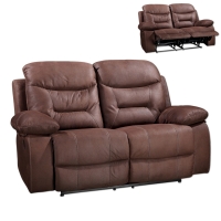 Roller  2-Sitzer Sofa - dunkelbraun - mit Relaxfunktion