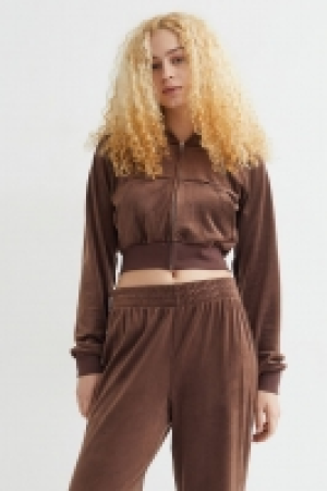 Cropped Hoodie aus Velours 11.99 €