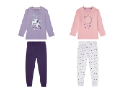 LUPILU® Kleinkinder Pyjama Mädchen, aus reiner Baumwolle 3.99 €