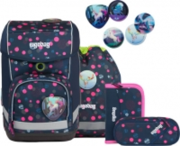 Karstadt  ergobag Schulranzen-Set Cubo - PhantBärsiewelt Glow2, 5-teilig
