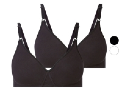 Nur Die Damen Soft BH, 2 Stück, bügellos, mit Baumwolle 18.99 €
