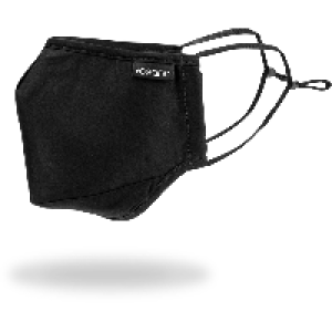 Mund-und-Nasenmaske Erwachsenen uni schwarz inkl. Filter 5.00 €