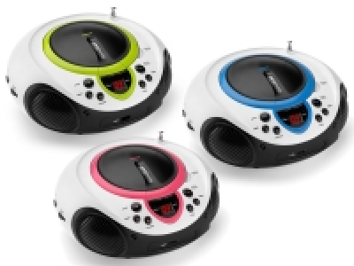 Lenco SCD-38 Tragbarer CD-Radiorekorder mit MP3-Funktion und USB