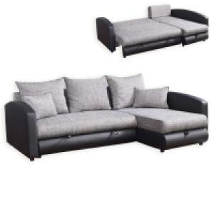Ecksofa - schwarz-grau - mit Liegefunktion 699.00&nbsp;&euro;