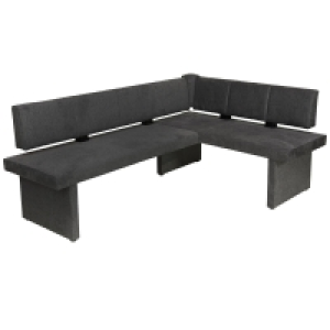 Eckbank - anthrazit - beidseitig montierbar - 140x200 cm