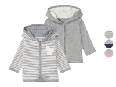 LUPILU® Baby Jäckchen, 2 Stück, mit Druckknöpfen