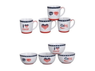 Coca Cola Kaffeebecher / Müslischalen, 4-er Set 7.99 €