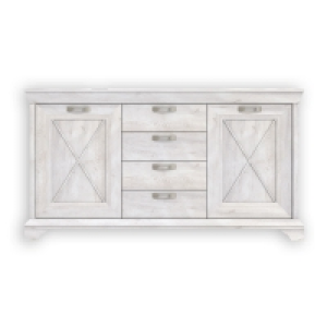 Sideboard - Pinie weiß - 178 cm breit