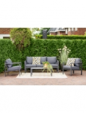 Loungeset »Springs«, 5 Sitzplätze, Aluminium, inkl. Auflagen