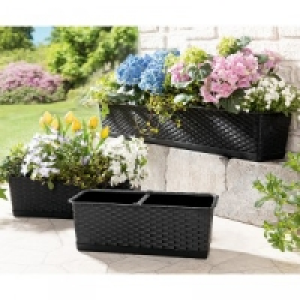 Norma Powertec Garden Rattan-Pflanzkasten