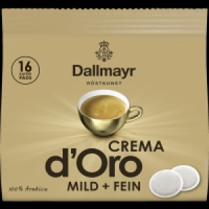 Rossmann Dallmayr Crema dOro mild + fein Kaffepads