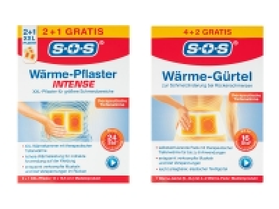 Lidl Sos SOS Wärme-Pflaster XXL/ Wärme-Gürtel