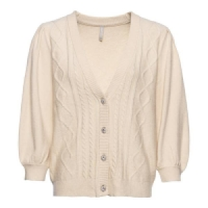 NKD  Damen-Strickjacke mit Zopfmuster