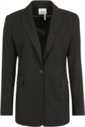 Karstadt  S.Oliver Black Label Longblazer, Schulterpads, Knopfverschluss, für Da