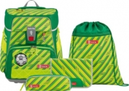 Step By Step Schulranzen-Set Space Neon Funky Soccer, 5-teilig, Volu