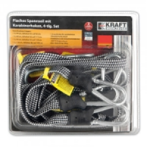 Spannseil flach mit Haken 4tlg. 7.99 €