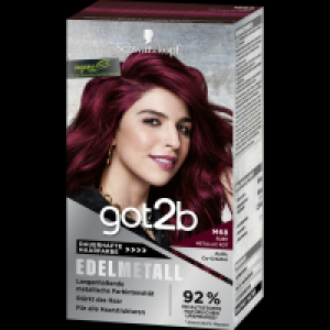 Rossmann Schwarzkopf Got2b Dauerhafte Haarfarbe Edelmetall M68 Ruby Metallic Rot