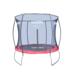 HUDORA Trampolin FANTASTIC 400 - rot-schwarz - Ø 400 cm