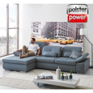 Roller  polsterpower Ledersofa - blau - verschiedene Ausführungen