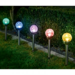 Norma I Glow XXL-LED-Solarkugel 4er-Set