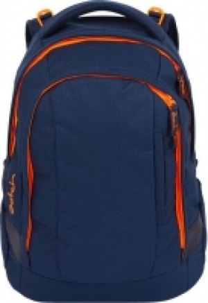 Satch Schulrucksack satch sleek Toxic Orange, Höhe 45 cm, Volumen 24